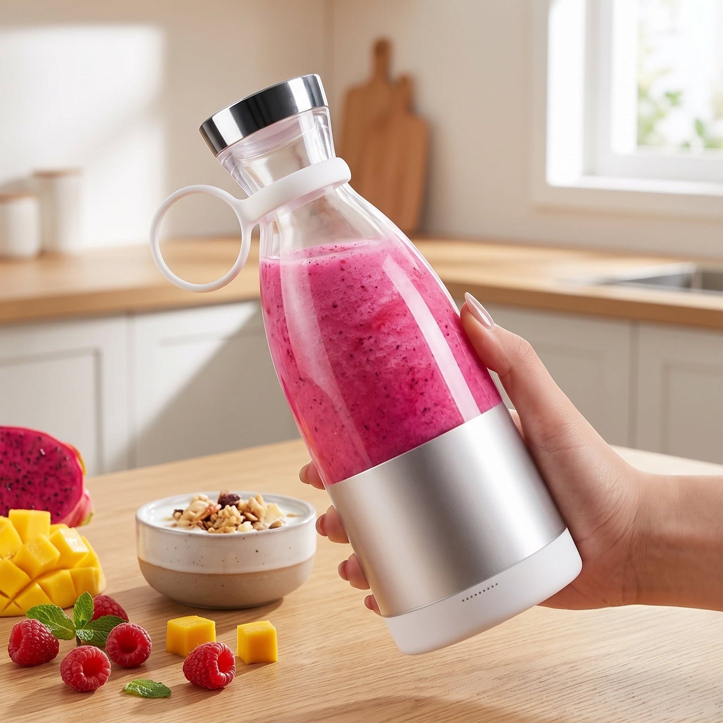 Licuadora Portatil 380 ml Recargable